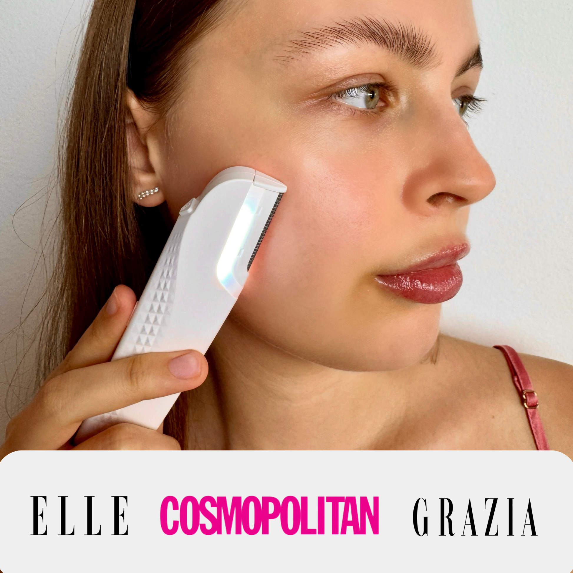 Dermaplaning sonic Dermason Pro logo de média